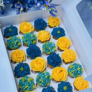 mini cupcake floral cupcaks birthday floral cake