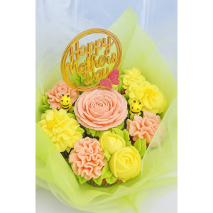 Yellow cupcake bouquet for Mother’s Day gift in Melbourne
